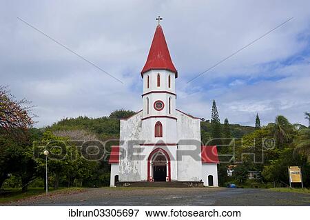 "Mission Church of Poindimie, Poindimie, North Province, Grande Terre, New Caledonia, France, Oceania" View Large Photo Image Stock Photo - "Mission Church of Poindimie, Poindimie, North Province, Grande Terre, New Caledonia, France, Oceania". Fotosearch