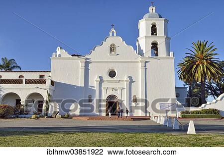 "Mission San Luis Rey de Francia, facade with a bell tower, Oceanside, California, USA" View Large Photo Image Stock Image - "Mission San Luis Rey de Francia, facade with a bell tower, Oceanside, California, USA". Fotosearch