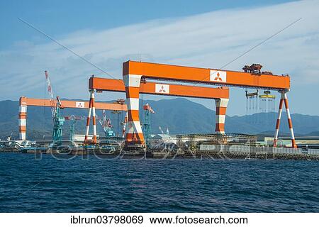 "Mitsubishi wharf, Nagasaki, Japan, Asia" View Large Photo Image Stock Photo - "Mitsubishi wharf, Nagasaki, Japan, Asia". Fotosearch