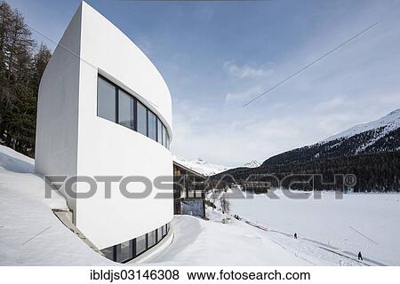"Modern and old house in winter with a mountain panorama, St. Moritz, Engadin, Graubunden, Switzerland, Europe" View Large Photo Image Stock Photo - "Modern and old house in winter with a mountain panorama, St. Moritz, Engadin, Graubunden, Switzerland, Europe". Fotosearch