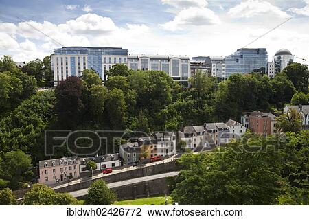 "Modern architecture above the historic town centre, City of Luxembourg, Luxembourg, Europe, PublicGround, Europe" View Large Photo Image Stock Image - "Modern architecture above the historic town centre, City of Luxembourg, Luxembourg, Europe, PublicGround, Europe". Fotosearch