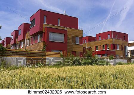 "Modern architecture in Frankfurt-Riedberg, development area, new district of Frankfurt, to be completed by 2017, Frankfurt am Main, Hesse, Germany, Europe, PublicGround, Europe" View Large Photo Image Stock Photograph - "Modern architecture in Frankfurt-Riedberg, development area, new district of Frankfurt, to be completed by 2017, Frankfurt am Main, Hesse, Germany, Europe, PublicGround, Europe". Fotosearch