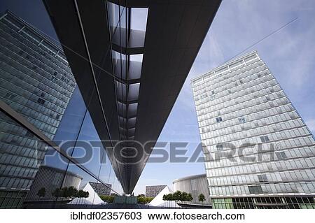 "Modern architecture, reflections in the windows of the Congress Centre, Place de l'Europe, European Quarter on the Kirchberg-Plateau, Luxembourg City, Luxembourg, Europe, PublicGround, Europe" View Large Photo Image Stock Image - "Modern architecture, reflections in the windows of the Congress Centre, Place de l'Europe, European Quarter on the Kirchberg-Plateau, Luxembourg City, Luxembourg, Europe, PublicGround, Europe". Fotosearch