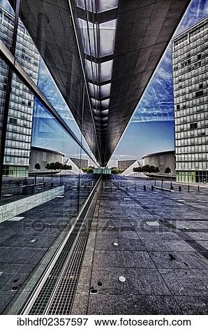 "Modern architecture, reflections in the windows of the Congress Centre, Place de l'Europe, European Quarter on the Kirchberg-Plateau, Luxembourg City, Luxembourg, Europe, PublicGround, Europe" View Large Photo Image Stock Photo - "Modern architecture, reflections in the windows of the Congress Centre, Place de l'Europe, European Quarter on the Kirchberg-Plateau, Luxembourg City, Luxembourg, Europe, PublicGround, Europe". Fotosearch