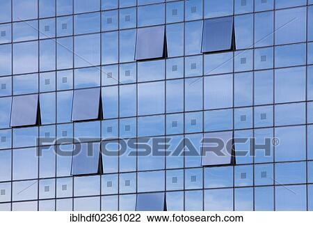 "Modern glass facade with open windows, European quarter, Kirchberg-Plateau, Luxembourg City, Europe, PublicGround" View Large Photo Image Stock Image - "Modern glass facade with open windows, European quarter, Kirchberg-Plateau, Luxembourg City, Europe, PublicGround". Fotosearch