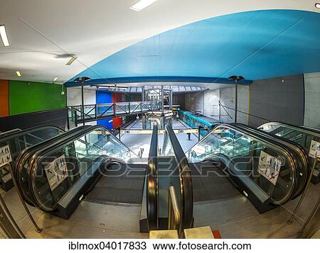 "Modern metro station at the Messe Frankfurt exhibition hall, Frankfurt am Main, Hesse Germany" View Large Photo Image Stock Image - "Modern metro station at the Messe Frankfurt exhibition hall, Frankfurt am Main, Hesse Germany". Fotosearch