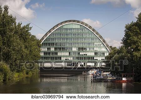 "Modern office building """"Berliner Bogen"""", Hamburg, Germany, Europe" View Large Photo Image Picture - "Modern office building """"Berliner Bogen"""", Hamburg, Germany, Europe". Fotosearch