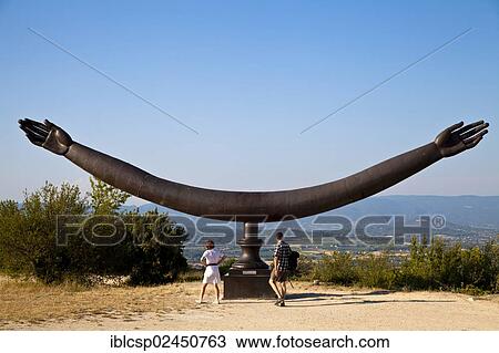 "Modern sculpture at the Marquis de Sade castle, Lacoste village, Vaucluse, Provence, France, Europe" View Large Photo Image Stock Image - "Modern sculpture at the Marquis de Sade castle, Lacoste village, Vaucluse, Provence, France, Europe". Fotosearch