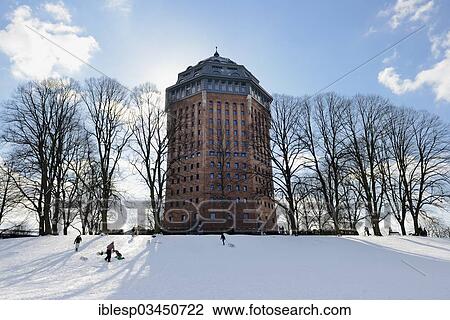 "Moevenpick Hotel Hamburg in a historic water tower with Schanzenpark, Sternschanze, Hamburg, Hamburg, Germany, Europe" View Large Photo Image Stock Image - "Moevenpick Hotel Hamburg in a historic water tower with Schanzenpark, Sternschanze, Hamburg, Hamburg, Germany, Europe". Fotosearch
