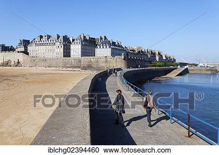 "Mole des Noires, Saint Malo, Ille et Vilaine, Brittany, Bretagne, France, Europe" View Large Photo Image Stock Image - "Mole des Noires, Saint Malo, Ille et Vilaine, Brittany, Bretagne, France, Europe". Fotosearch