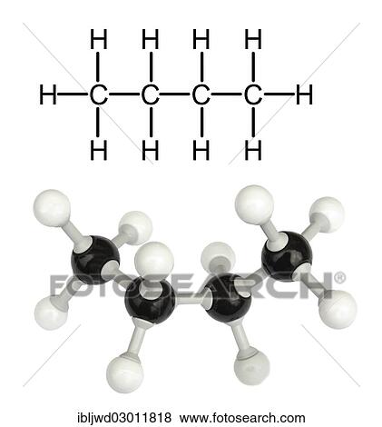 Molecular model of Butane View Large Photo Image Stock Photo - Molecular model of Butane. Fotosearch