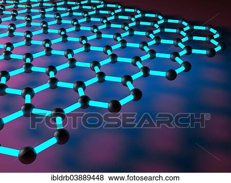 "Molecular structure of Graphene, new material, illustration" View Large Photo Image Stock Photo - "Molecular structure of Graphene, new material, illustration". Fotosearch