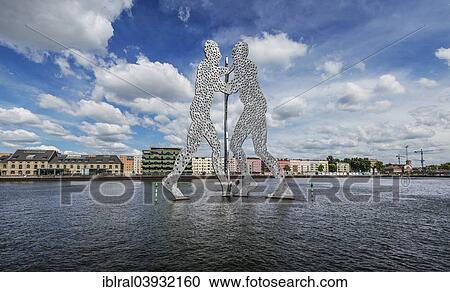 "Molecule Man sculpture in the Spree River, Berlin, Germany, Europe" View Large Photo Image Stock Image - "Molecule Man sculpture in the Spree River, Berlin, Germany, Europe". Fotosearch
