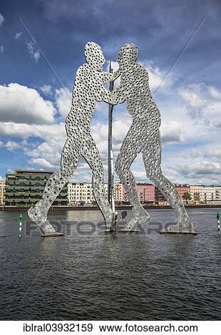 "Molecule Man sculpture in the Spree River, Berlin, Germany, Europe" View Large Photo Image Stock Photo - "Molecule Man sculpture in the Spree River, Berlin, Germany, Europe". Fotosearch