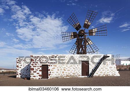 "Molina de Tefia windmill, Tefia, Fuerteventura, Canary Islands, Spain, Europe" View Large Photo Image Stock Photograph - "Molina de Tefia windmill, Tefia, Fuerteventura, Canary Islands, Spain, Europe". Fotosearch