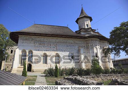 "Monastery Church of St Nicholas, Sf Nicolae, UNESCO World Heritage Site, Probota Monastery in Probota, Romania, Europe" View Large Photo Image Picture - "Monastery Church of St Nicholas, Sf Nicolae, UNESCO World Heritage Site, Probota Monastery in Probota, Romania, Europe". Fotosearch