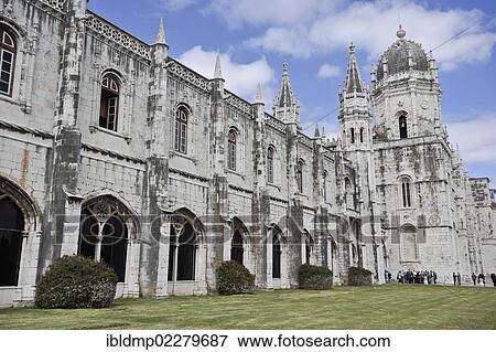 Stock Photo - "Monastery Mosteiro dos Jeronimos, Belem, UNESCO World Heritage Site, Lisbon, Portugal, Europe". Fotosearch