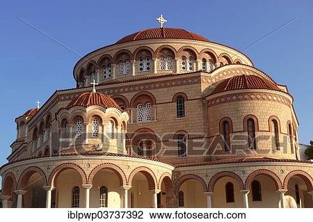 "Monastery of Nectarios of Aegina, Aegina, Saronic Islands, Greece, Europe" View Large Photo Image Stock Image - "Monastery of Nectarios of Aegina, Aegina, Saronic Islands, Greece, Europe". Fotosearch
