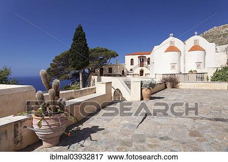 "Monastery of Preveli, Rethymno, Crete, Greece, Europe" View Large Photo Image Stock Photo - "Monastery of Preveli, Rethymno, Crete, Greece, Europe". Fotosearch