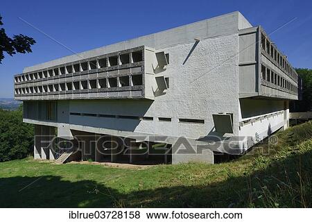 "Monastery of Sainte-Marie de La Tourette, architect Le Corbusier, Eveux, Rhone-Alpes, France, Europe" View Large Photo Image Stock Photo - "Monastery of Sainte-Marie de La Tourette, architect Le Corbusier, Eveux, Rhone-Alpes, France, Europe". Fotosearch