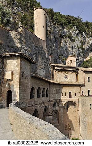 "Monastery of St. Benedict or Sacro Speco, near Subiaco, Lazio, Italy, Europe" View Large Photo Image Stock Photography - "Monastery of St. Benedict or Sacro Speco, near Subiaco, Lazio, Italy, Europe". Fotosearch