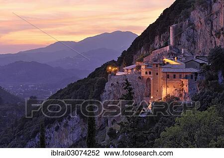 "Monastery of St. Benedict, Subiaco Monastery or Sacro Speco, Benedictine Monastery, near Subiaco, Subiaco, Lazio, Italy, Europe" View Large Photo Image Stock Image - "Monastery of St. Benedict, Subiaco Monastery or Sacro Speco, Benedictine Monastery, near Subiaco, Subiaco, Lazio, Italy, Europe". Fotosearch