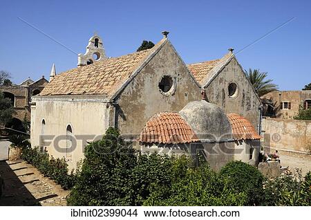 "Moni Arkadi monastery, Crete, Greece, Europe" View Large Photo Image Picture - "Moni Arkadi monastery, Crete, Greece, Europe". Fotosearch