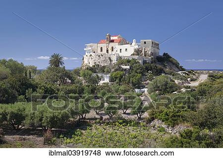 "Moni Chrysoskalitissa monastery, near Stornio, Crete, Greece, Europe" View Large Photo Image Stock Photo - "Moni Chrysoskalitissa monastery, near Stornio, Crete, Greece, Europe". Fotosearch