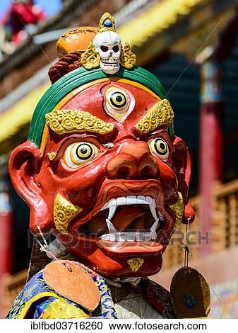 "Monk performing ritual mask dance, describing stories from the early days of Buddhism, during Hemis Festival, Hemis, Ladakh, Jammu and Kashmir, India, Asia" View Large Photo Image Stock Image - "Monk performing ritual mask dance, describing stories from the early days of Buddhism, during Hemis Festival, Hemis, Ladakh, Jammu and Kashmir, India, Asia". Fotosearch