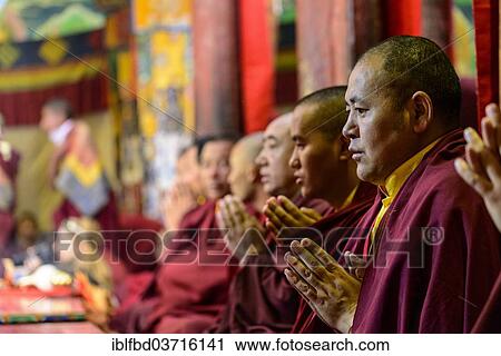 "Monks celebrating Pooja, a prayer, as an opening ceremony of the Hemis Festival, Hemis, Ladakh, Jammu and Kashmir, India, Asia" View Large Photo Image Stock Image - "Monks celebrating Pooja, a prayer, as an opening ceremony of the Hemis Festival, Hemis, Ladakh, Jammu and Kashmir, India, Asia". Fotosearch
