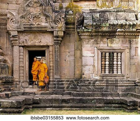 "Monks in the temple ruins of Phanom Rung, Phanom Rung historical park, Buriram Province, Isan, Thailand, Asia" View Large Photo Image Stock Image - "Monks in the temple ruins of Phanom Rung, Phanom Rung historical park, Buriram Province, Isan, Thailand, Asia". Fotosearch