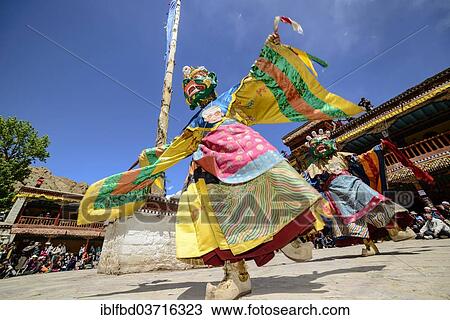 "Monks performing ritual mask dance, describing stories from the early days of Buddhism, during Hemis Festival, Hemis, Ladakh, Jammu and Kashmir, India, Asia" View Large Photo Image Stock Image - "Monks performing ritual mask dance, describing stories from the early days of Buddhism, during Hemis Festival, Hemis, Ladakh, Jammu and Kashmir, India, Asia". Fotosearch
