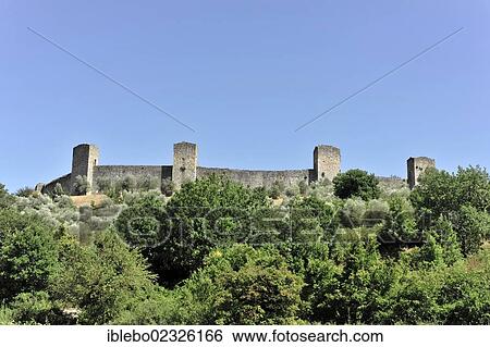 "Monteriggioni, medieval city walls, fortifications built between 1213 and 1219, province of Siena, Tuscany, Italy, Europe" View Large Photo Image Stock Photograph - "Monteriggioni, medieval city walls, fortifications built between 1213 and 1219, province of Siena, Tuscany, Italy, Europe". Fotosearch