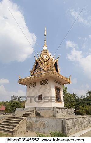 "Monument commemorating the victims of the Khmer Rouge regime, at Wat Samrong Knong temple, near Battambang, Cambodia, Asia" View Large Photo Image Stock Image - "Monument commemorating the victims of the Khmer Rouge regime, at Wat Samrong Knong temple, near Battambang, Cambodia, Asia". Fotosearch