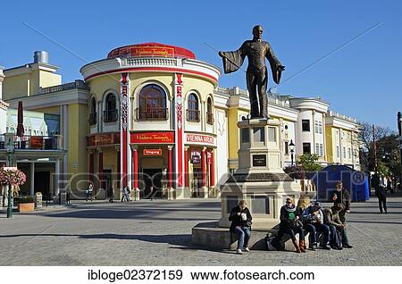 "Monument of Basilio Calafati in front of Madame Tussauds Wax Museum, Prater amusement park, Vienna, Austria, Europe" View Large Photo Image Stock Photo - "Monument of Basilio Calafati in front of Madame Tussauds Wax Museum, Prater amusement park, Vienna, Austria, Europe". Fotosearch
