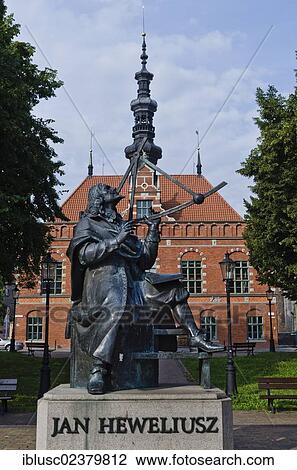 "Monument of Jan Hevelius in front of the Old Town Hall, Gdansk, Poland, Europe" View Large Photo Image Stock Image - "Monument of Jan Hevelius in front of the Old Town Hall, Gdansk, Poland, Europe". Fotosearch