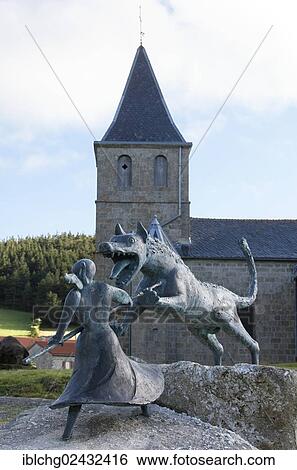 "Monument of the Beast of Gevaudan in the village of Auvers, Gevaudan, Haute Loire, Auvergne, France, Europe" View Large Photo Image Stock Photograph - "Monument of the Beast of Gevaudan in the village of Auvers, Gevaudan, Haute Loire, Auvergne, France, Europe". Fotosearch