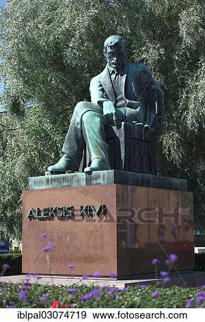"Monument to Aleksis Kivi on the station forecourt, Helsinki, Uusimaa, Finland, Europe" View Large Photo Image Stock Photo - "Monument to Aleksis Kivi on the station forecourt, Helsinki, Uusimaa, Finland, Europe". Fotosearch