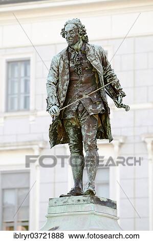 Stock Photo - "Monument to Giuseppe Tartini, Piran, Coastalâ€“Karst Statistical Region, Slovenia, Europe". Fotosearch