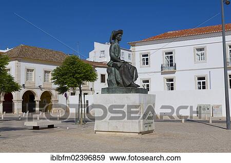 Stock Photo - "Monument to Henry the Navigator, 1394-1460, founder and principal of Portuguese discoveries, Lagos, Algarve, Portugal, Europe". Fotosearch