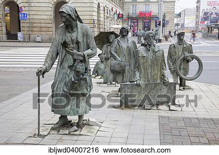 "Monument to the Anonymous Pedestrians, by Jerzy Kalina, Wroclaw, Poland, Europe" View Large Photo Image Stock Photograph - "Monument to the Anonymous Pedestrians, by Jerzy Kalina, Wroclaw, Poland, Europe". Fotosearch