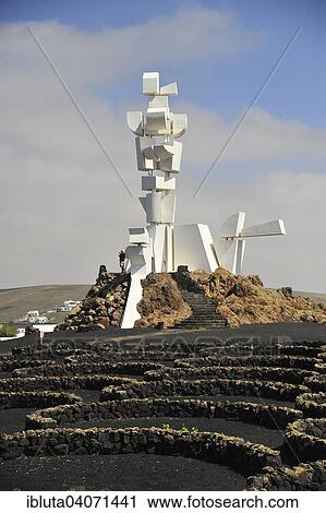 "Monumento al Campesino by Cesar Manrique, near Mozaga, Lanzarote, Canary Islands, Spain, Europe" View Large Photo Image Stock Image - "Monumento al Campesino by Cesar Manrique, near Mozaga, Lanzarote, Canary Islands, Spain, Europe". Fotosearch