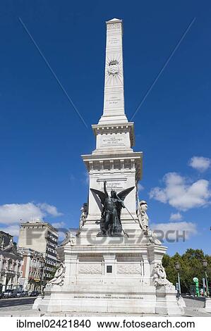 Monumento aos Restauradores, The Monument to the Restorers, by Simoes de Almeida, Alberto Nunes, Restauradores Square, Praca dos Restauradores, Lisboa, Lisbon, Portugal, Europe View Large Photo Image Stock Image - Monumento aos Restauradores, The Monument to the Restorers, by Simoes de Almeida, Alberto Nunes, Restauradores Square, Praca dos Restauradores, Lisboa, Lisbon, Portugal, Europe. Fotosearch