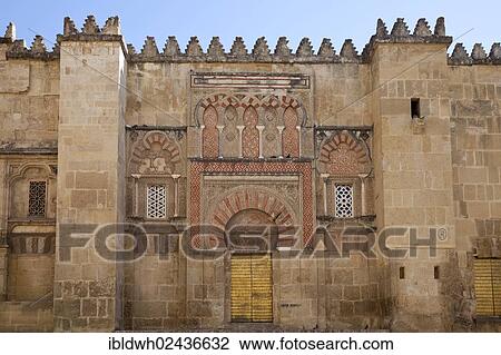 "Moorish architectural elements on the Mezquita, Mosque? ÇôCathedral of Cordoba, now a cathedral, formerly a mosque, Cordoba, Andalusia, Spain, Europe, PublicGround, Europe" View Large Photo Image Stock Image - "Moorish architectural elements on the Mezquita, Mosque? ÇôCathedral of Cordoba, now a cathedral, formerly a mosque, Cordoba, Andalusia, Spain, Europe, PublicGround, Europe". Fotosearch