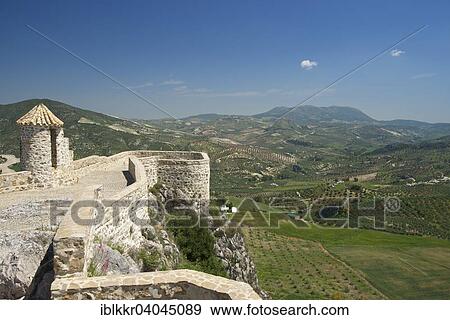 "Moorish castle, Olvera, white villages, Andalusia, Spain, Europe" View Large Photo Image Stock Photo - "Moorish castle, Olvera, white villages, Andalusia, Spain, Europe". Fotosearch