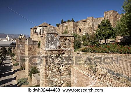 "Moorish fortress of Alcazaba, Malaga, Andalucia, Spain, Europe" View Large Photo Image Stock Photo - "Moorish fortress of Alcazaba, Malaga, Andalucia, Spain, Europe". Fotosearch