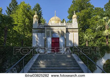 "Moorish Kiosk in Schlosspark palace gardens, Schloss Linderhof Palace, Upper Bavaria, Bavaria, Germany, Europe" View Large Photo Image Stock Image - "Moorish Kiosk in Schlosspark palace gardens, Schloss Linderhof Palace, Upper Bavaria, Bavaria, Germany, Europe". Fotosearch