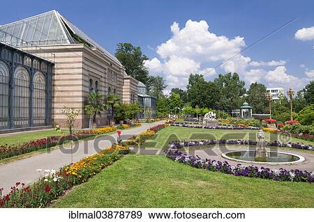 Stock Photo - "Moorish villa, Zoological and Botanical Garden Wilhelma, Stuttgart, Baden-Wurttemberg, Germany, Europe". Fotosearch