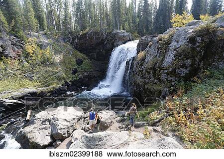 "Moose Falls, Yellowstone National Park, Wyoming, USA" View Large Photo Image Stock Photo - "Moose Falls, Yellowstone National Park, Wyoming, USA". Fotosearch