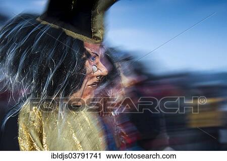 Stock Image - "Morgenstraich carnival parade, Basel, Switzerland, Europe". Fotosearch